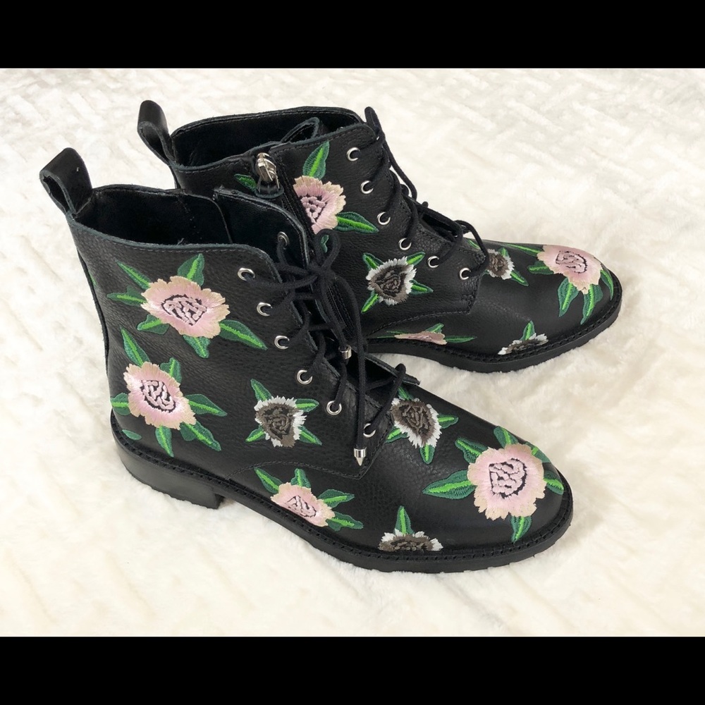 Rebecca Minkoff Gerry Embroidered LeatherBoots - Picture 3 of 8